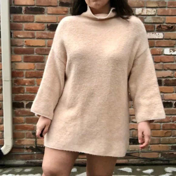 Zara | Dresses | Zara Knit Sweater Dress | Poshmark